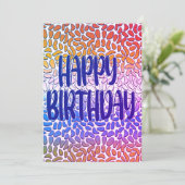 Carte Joyeux anniversaire d'amour ! (Debout devant)