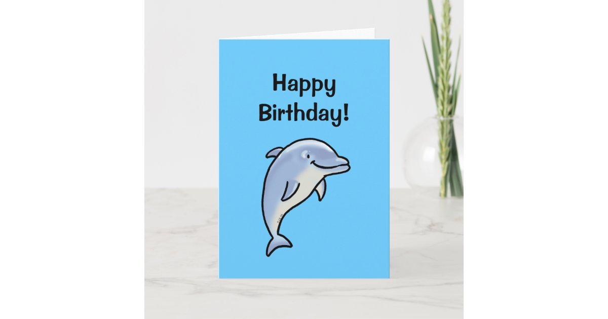 Carte Joyeux Anniversaire Dauphin Zazzle Be Carte Joyeux Anniversaire Dauphin Zazzle Be