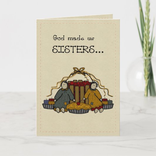 Carte Joyeux anniversaire de 3278 soeurs (Devant)