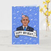 Carte Joyeux Anniversaire De Barack Obama (Fleur jaune)
