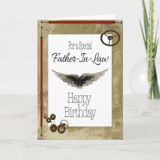 Carte Joyeux Anniversaire De Beau Pere Zazzle Be