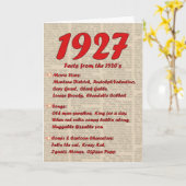 Carte Joyeux anniversaire de Birthday 1927 (Fleur jaune)