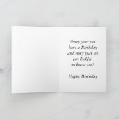 Carte Joyeux anniversaire de Birthday 1929 (Intérieur)