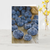 Carte Joyeux anniversaire de Blueberry (Fleur jaune)