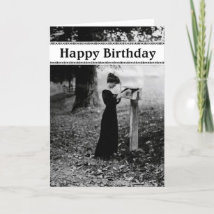 Cartes Vintage Femme D Anniversaire Zazzle Be