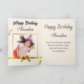 Carte Joyeux anniversaire de Cake (Intérieur)