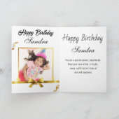 Carte Joyeux anniversaire de Cake (Intérieur)