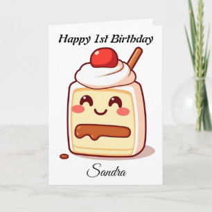 Carte Joyeux anniversaire de Cake