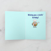 Carte Joyeux anniversaire de Cheeseburger (Intérieur)