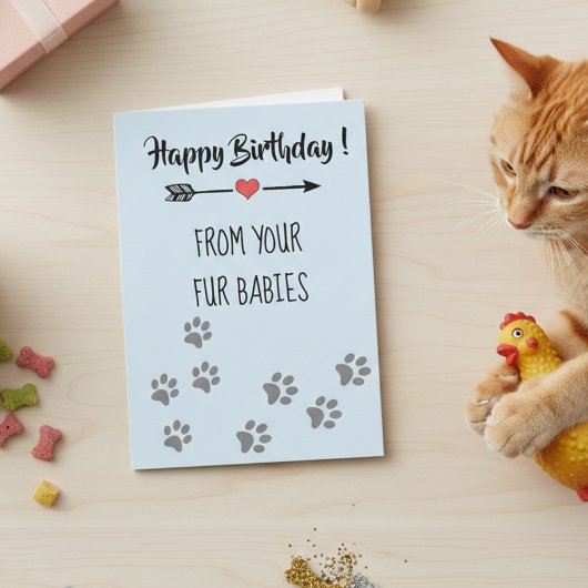 Carte Joyeux Anniversaire de Chiens Chats Animaux de Com