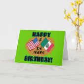 Carte Joyeux anniversaire de Cinco De Mayo (Fleur jaune)