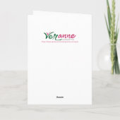 Carte Joyeux Anniversaire de Croissance Ensemble (Dos)