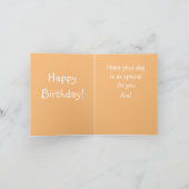 Carte Joyeux anniversaire de dauphin (Intérieur)