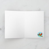 Carte Joyeux anniversaire de enfant de dessin animé de p (Intérieur)