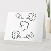 Carte Joyeux anniversaire de Farting (Dos)