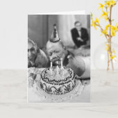 Carte Joyeux anniversaire de Freakin (Fleur jaune)