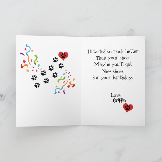 Carte Joyeux anniversaire de German Short Haired Pointer (Intérieur)