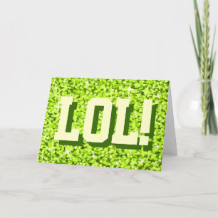 Carte 'Joyeux Anniversaire' de Glitz Lime 'LOL'