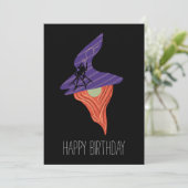 Carte Joyeux anniversaire de Halloween gnome mignon arai (Debout devant)