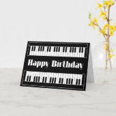 Carte Joyeux anniversaire de Keyboards (Fleur jaune)