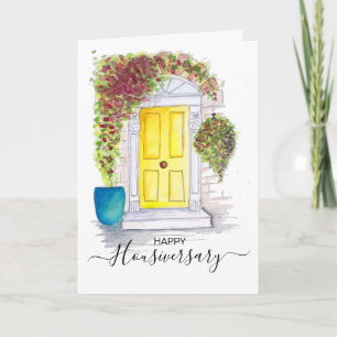 Carte Joyeux anniversaire de la maison aiguillage housiv