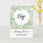 Carte Joyeux Anniversaire de la Maison, Conception (Fleur jaune)