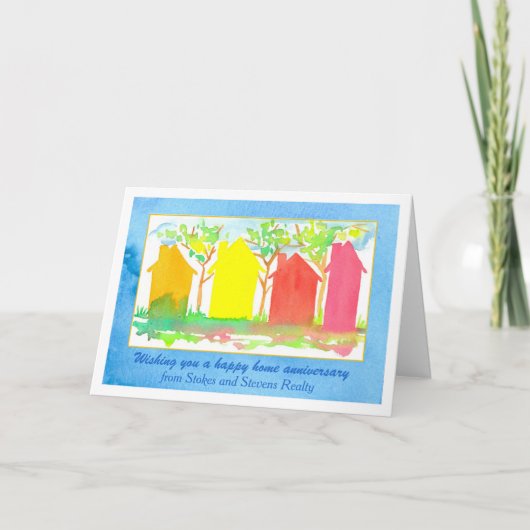 Carte Joyeux Anniversaire De La Maison Des Réalisateurs (Devant)