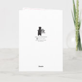 Carte Joyeux anniversaire de la mère de maman (Dos)