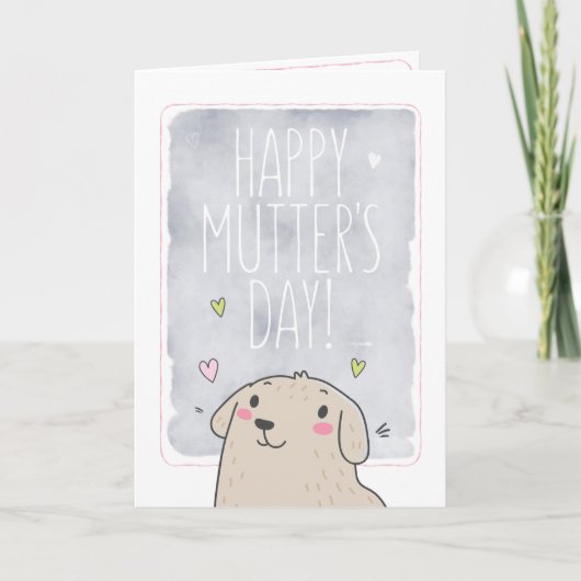 Carte Joyeux anniversaire de la mère de maman (Devant)