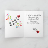 Carte Joyeux Anniversaire de la part de ton compagnon Ro (Intérieur)