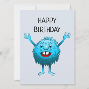 Carte Joyeux anniversaire de la petite créature