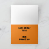 Carte Joyeux anniversaire de la Rasta jamaïcaine (Intérieur)