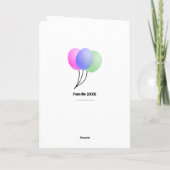 Carte Joyeux anniversaire de la reine Yas (Dos)