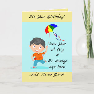 Carte Joyeux anniversaire de l'enfant