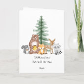 Carte Joyeux anniversaire de l'équipage entier (Dos)