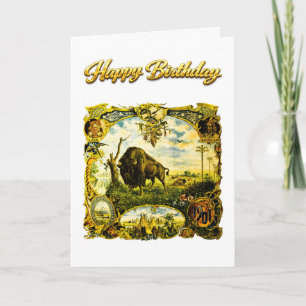 Carte Joyeux anniversaire de l'Expo Panamericana 1901 à