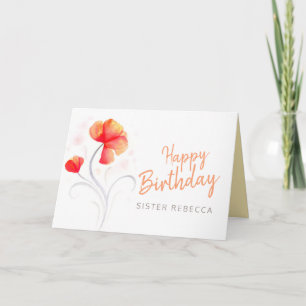 Carte Joyeux anniversaire de l'orage sauvage