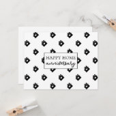 Carte Joyeux Anniversaire de Maison Réelle (Devant/Arrière en situation)