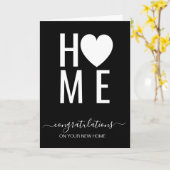 Carte Joyeux Anniversaire de Maison, Typographie d (Fleur jaune)