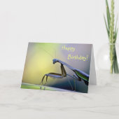 Carte Joyeux Anniversaire de Mantis (Devant)