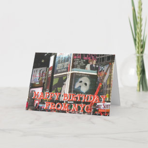 Carte Joyeux anniversaire de Mlle You Card de NYC