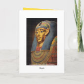 Carte Joyeux anniversaire de papa Pharaoh (Dos)