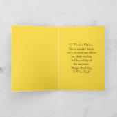 Carte Joyeux anniversaire de papa Pharaoh (Intérieur)