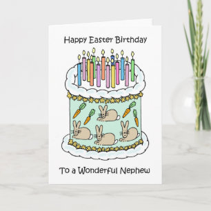 Carte Joyeux anniversaire de Pâques Nephew