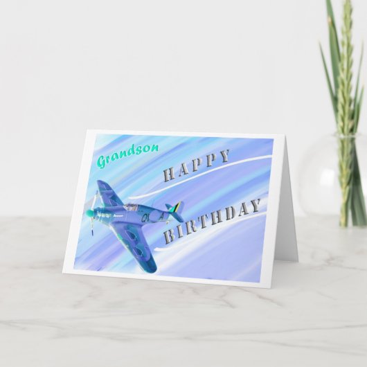 Carte Joyeux anniversaire de petit-fils… ! (Devant)