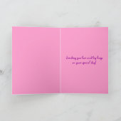 Carte Joyeux anniversaire de petite-fille (Intérieur)