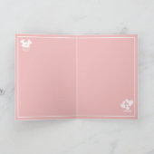 Carte Joyeux anniversaire de rose mignon de cactus (Intérieur)