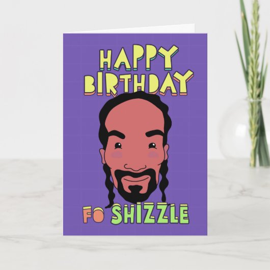 Carte Joyeux Anniversaire De Shizzle (Devant)