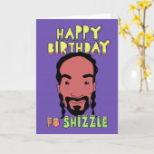 Carte Joyeux Anniversaire De Shizzle (Fleur jaune)
