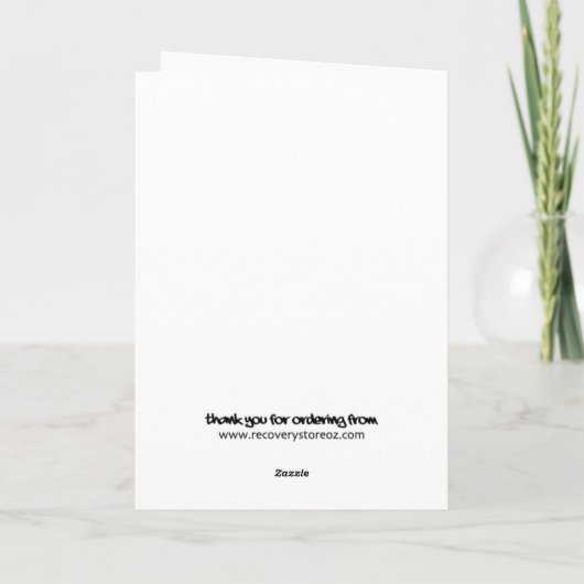 Carte Joyeux anniversaire de Sober (Dos)